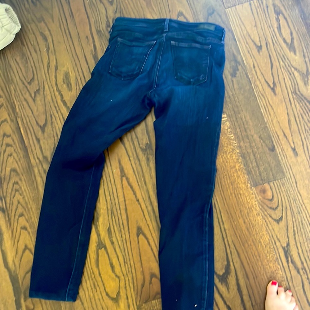 AG skinny leg blue jeans size 27T